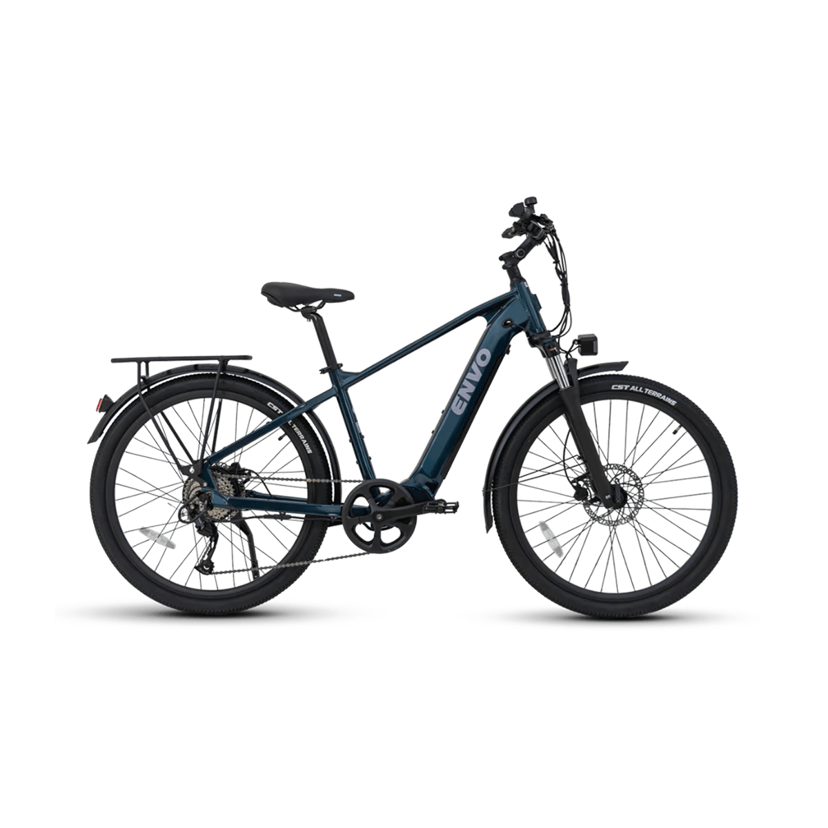 ENVO D50 Electric Bike · Step Over · Aquatic · Large