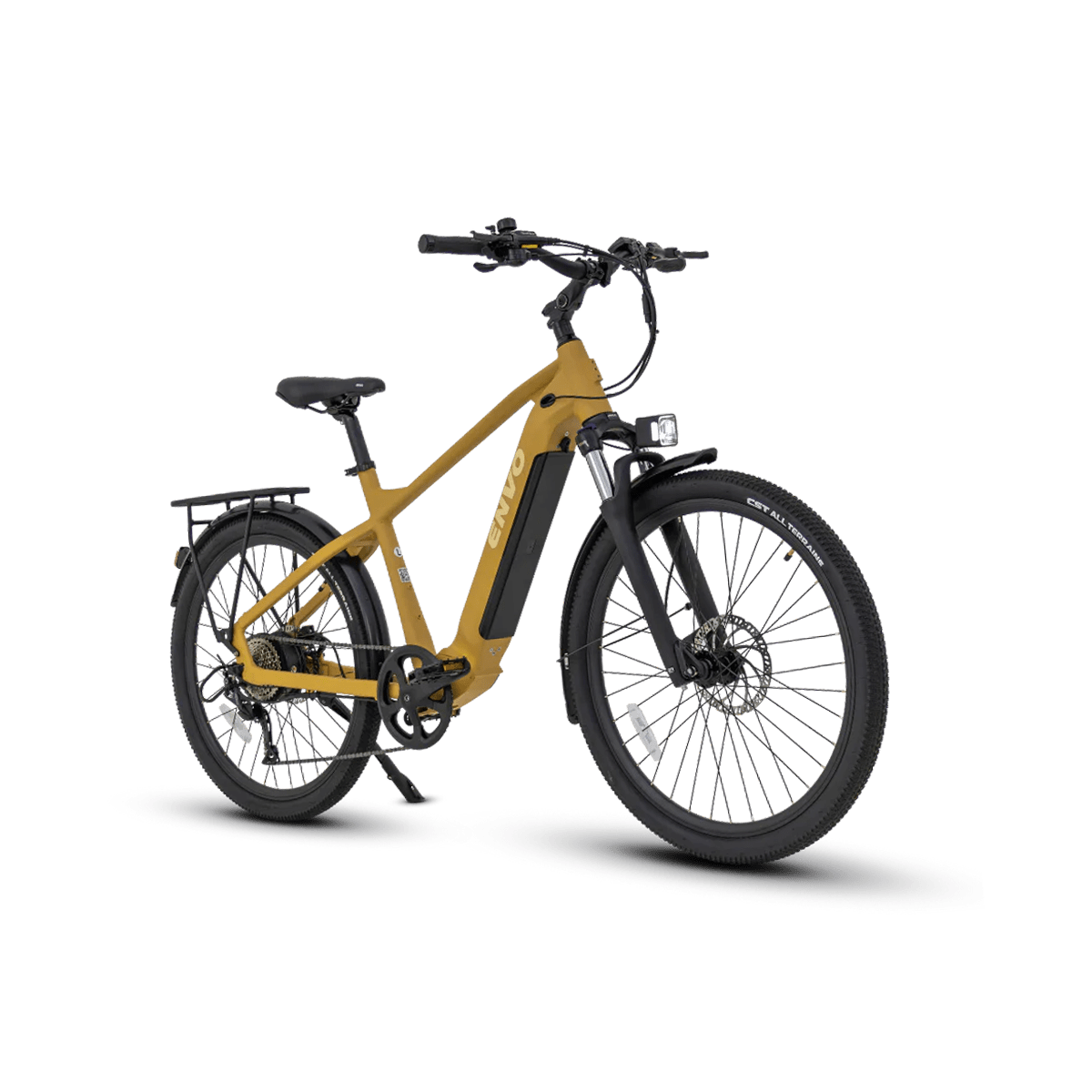 ENVO D50 Electric Bike · Step Over · Mustard · Small