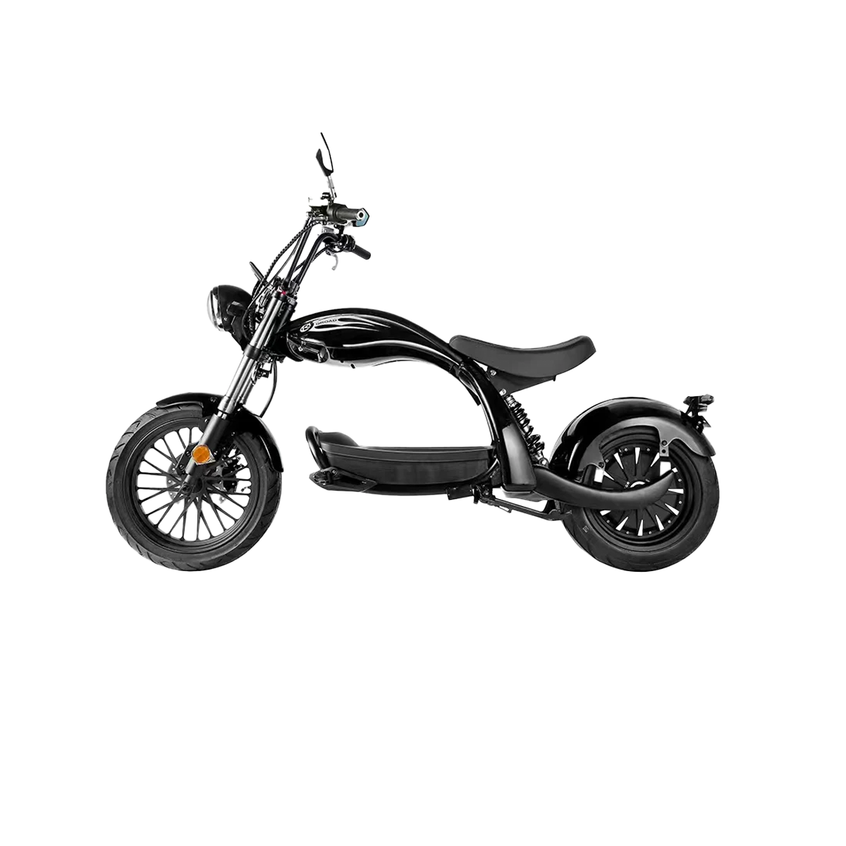 SoverSky M5 Electric Motor Chopper Scooter · Top Speed 35mph · Fat Tire · Black