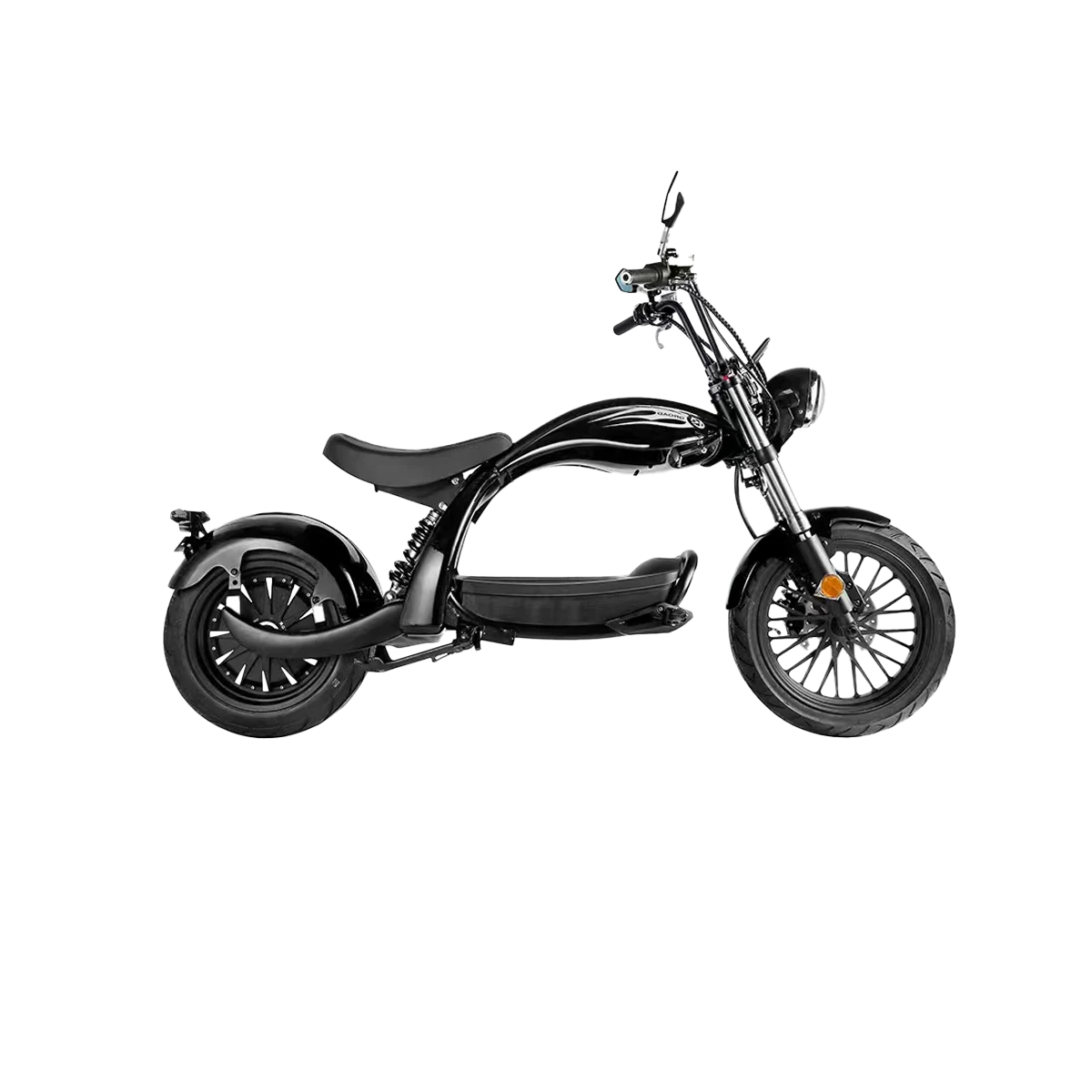 SoverSky M5 Electric Motor Chopper Scooter · Top Speed 35mph · Fat Tire · Black