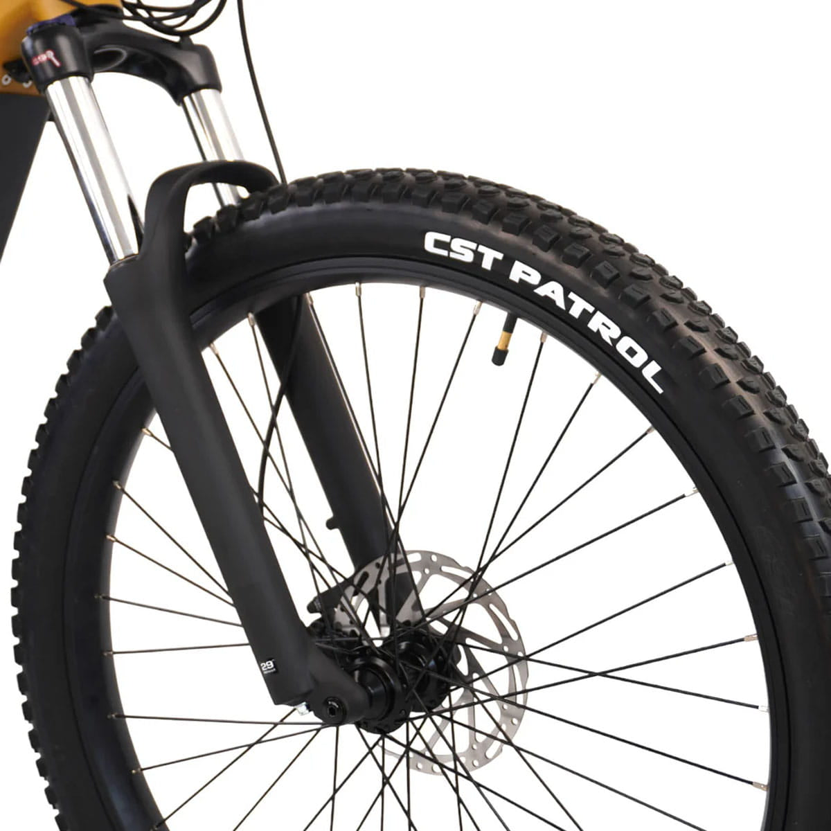 ENVO D50 · Electric Hardtail Mountain Bike · Mustard · Large