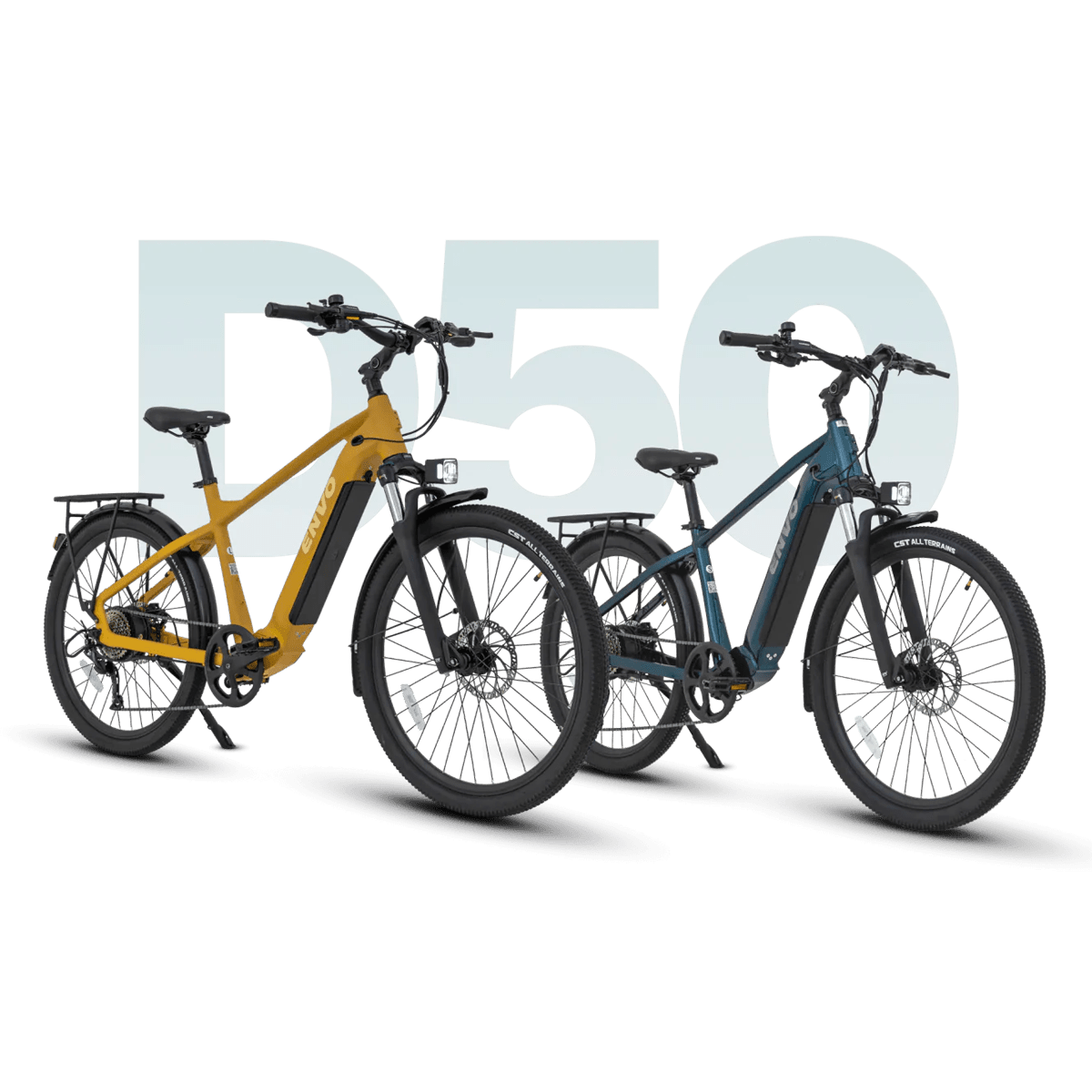 ENVO D50 · Electric Hardtail Mountain Bike · Mustard · Large