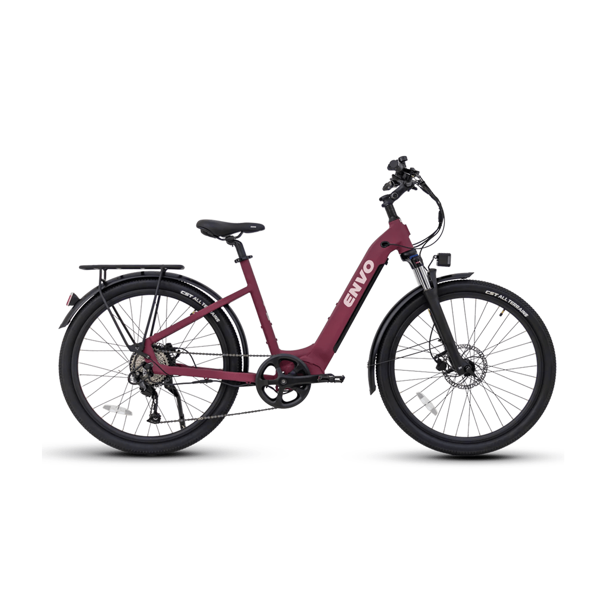 ENVO ST50 Electric Bike · Step Thru · Maroon · Large