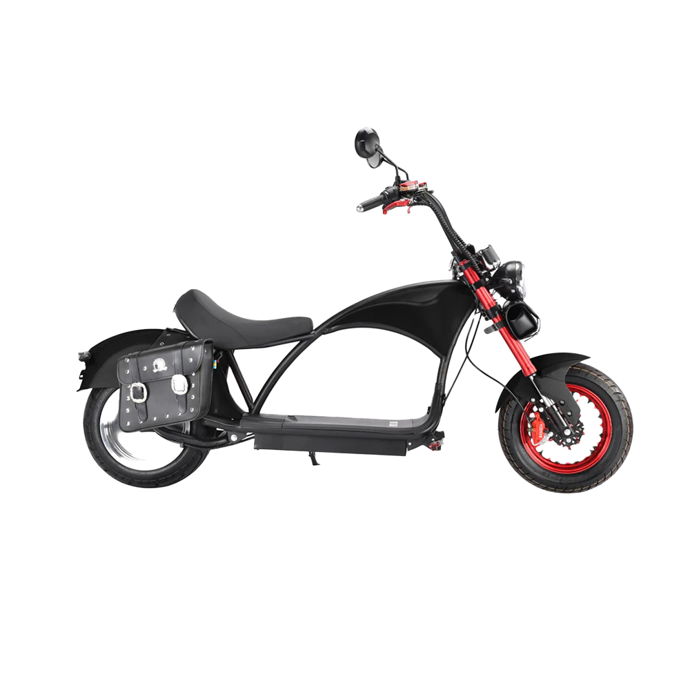 SoverSky M3 Electric Motor Chopper Scooter · Top Speed 35mph · Fat Tire · Black