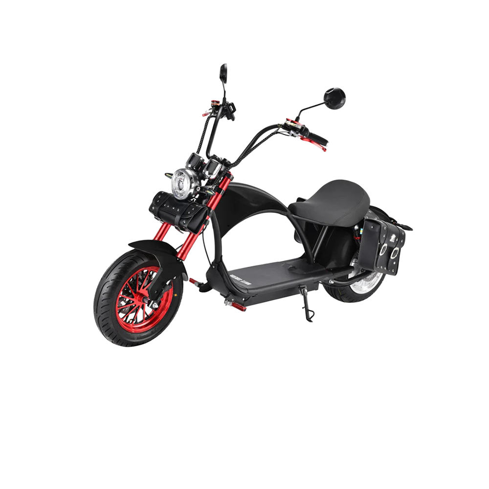 SoverSky M3 Electric Motor Chopper Scooter · Top Speed 35mph · Fat Tire · Black