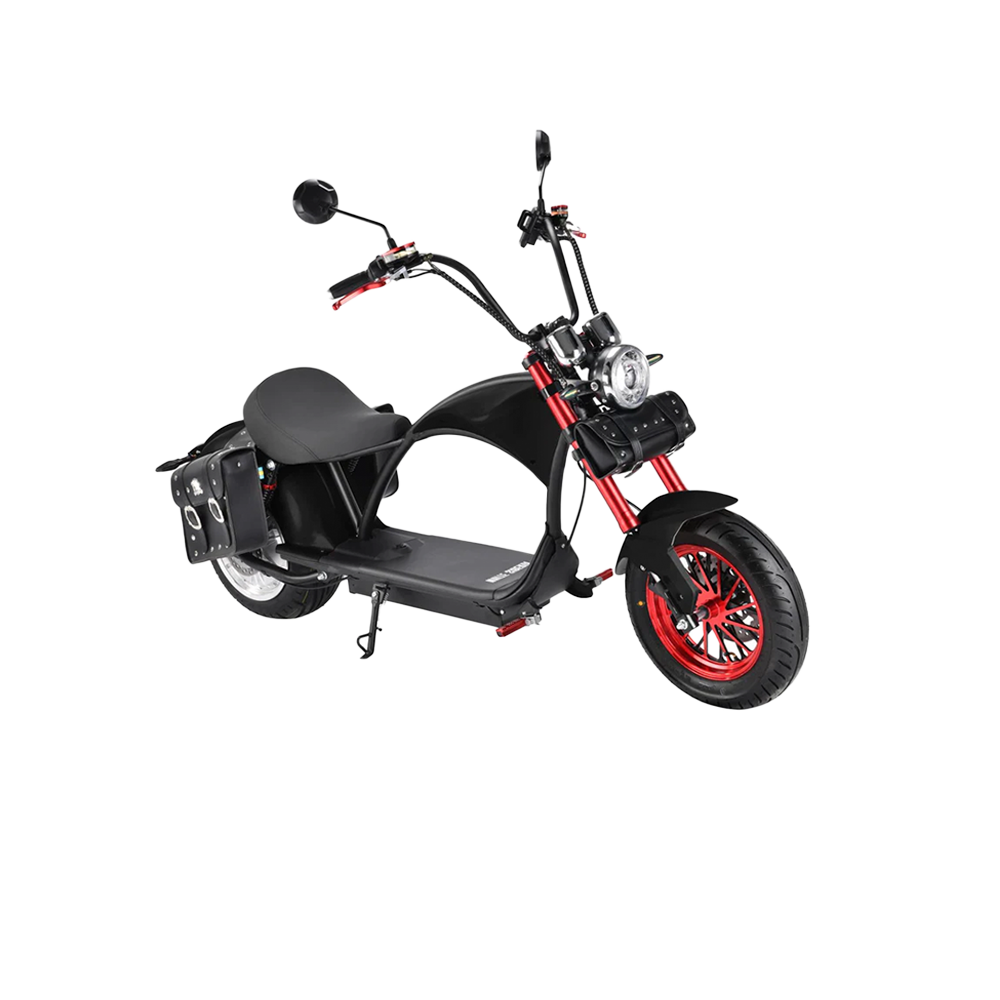 SoverSky M3 Electric Motor Chopper Scooter · Top Speed 35mph · Fat Tire · Black