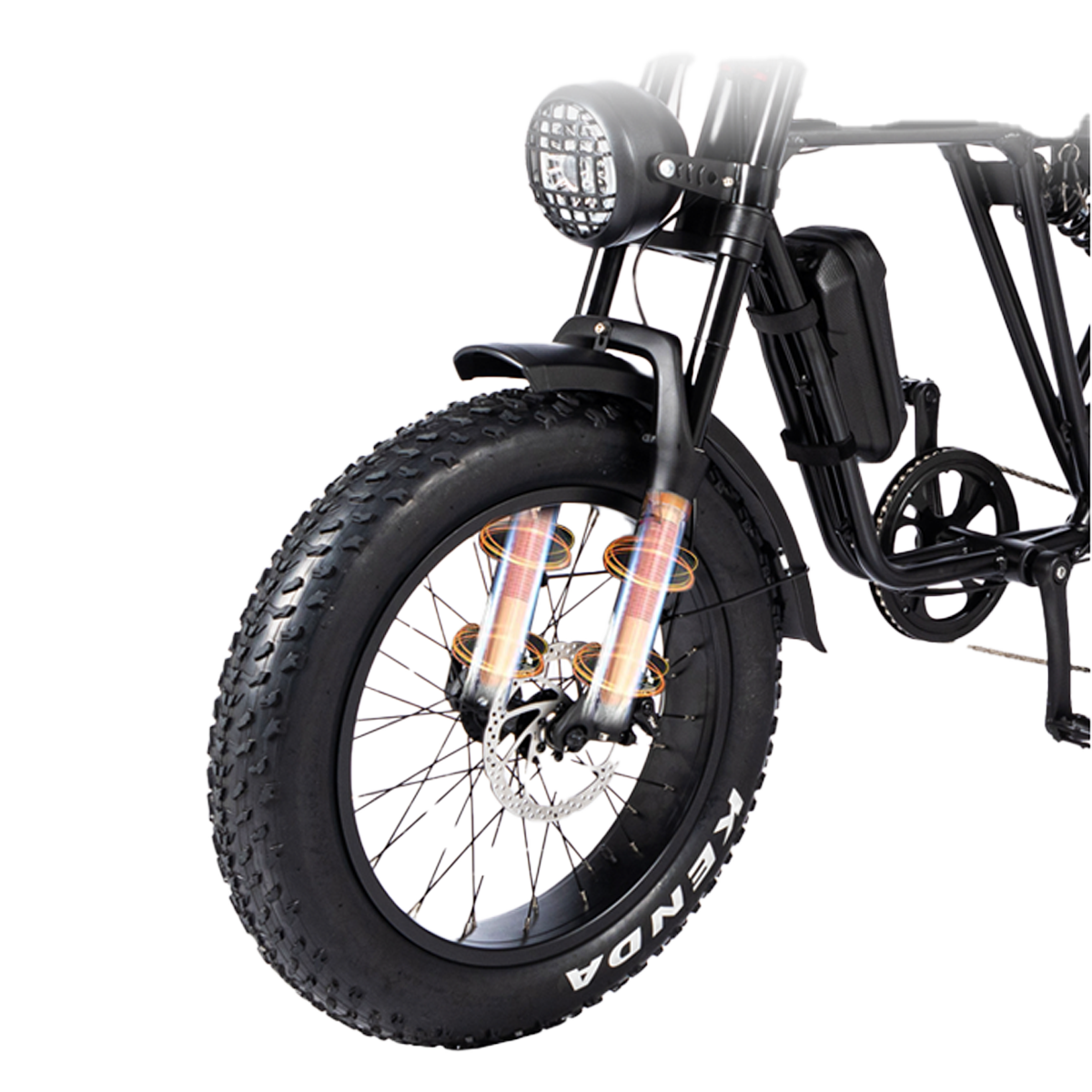 SoverSky Titan 500 Electric Motor Bike · Top Speed 30mph · Fat Tire · Black