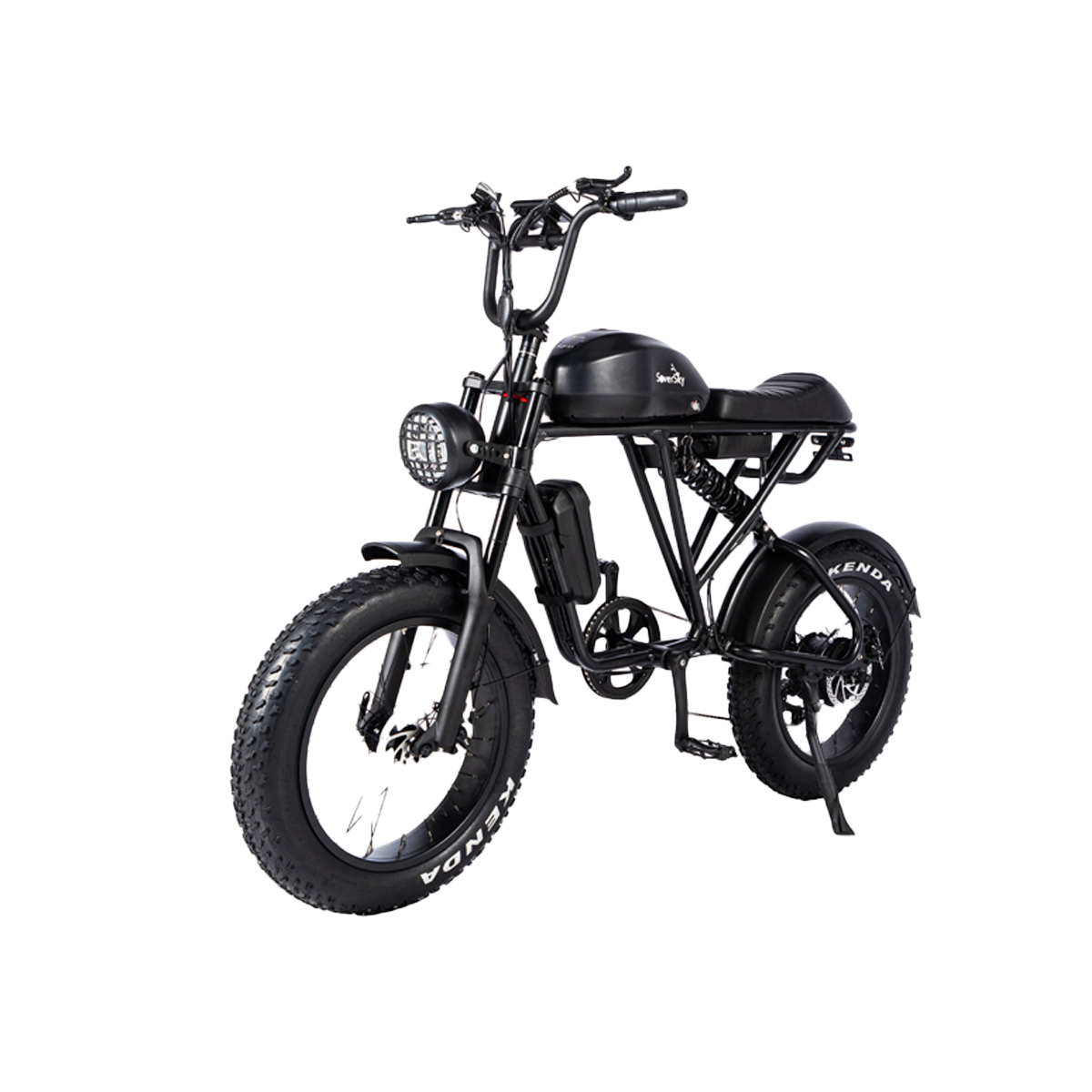 SoverSky Titan 500 Electric Motor Bike · Top Speed 30mph · Fat Tire · Black