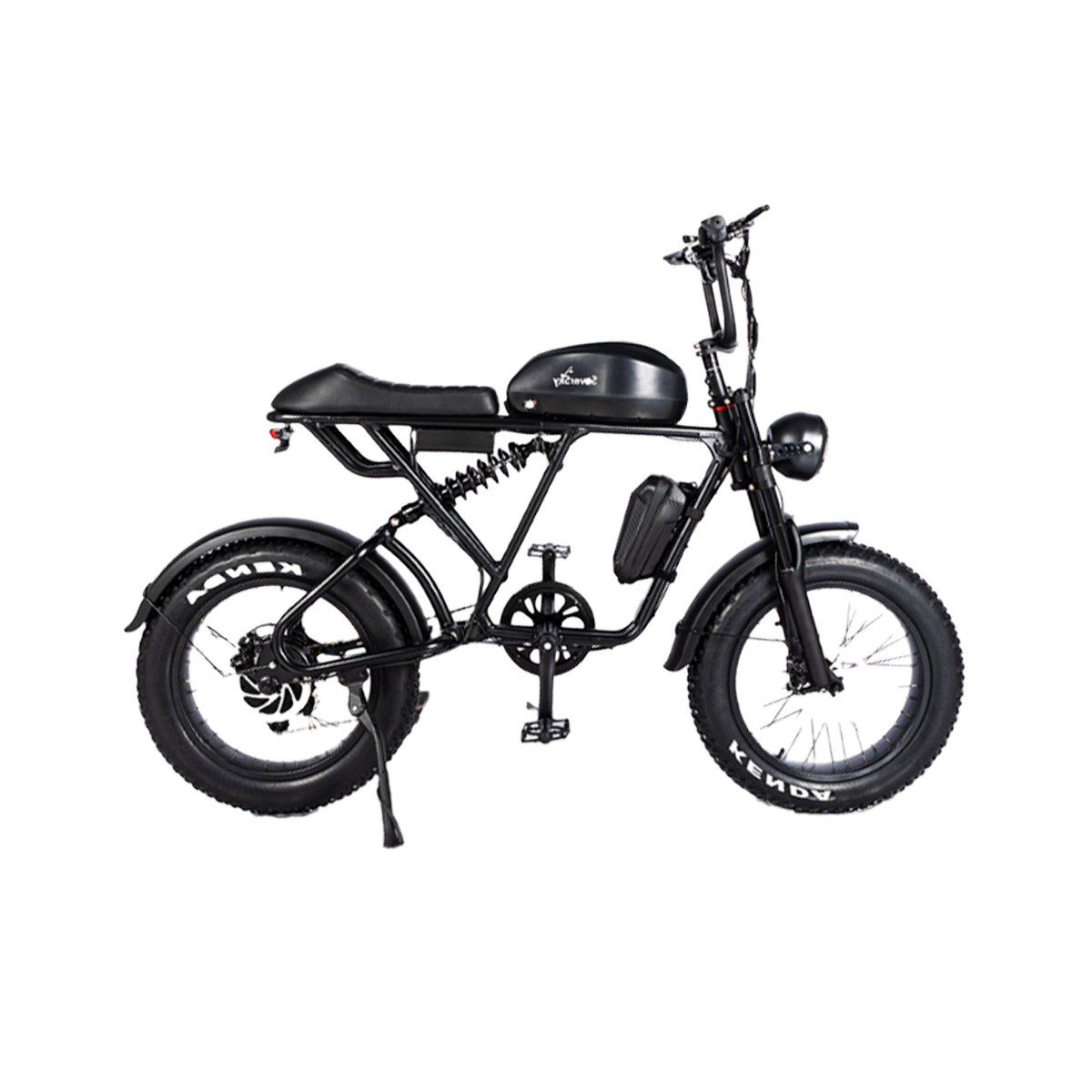 SoverSky Titan 500 Electric Motor Bike · Top Speed 30mph · Fat Tire · Black